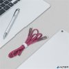 USB kábel, USB-C - USB-C, 1,2 m, RIVACASE "PS6105", piros
