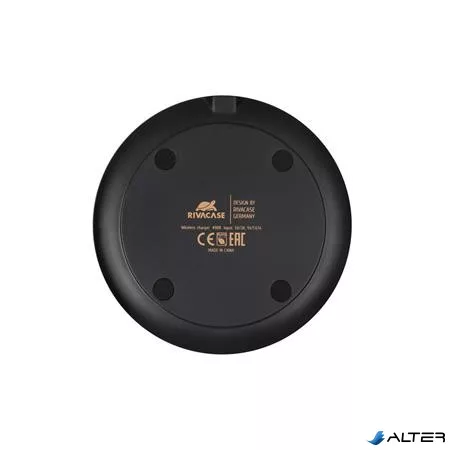 Vezeték nélküli töltő, Qi szabvány, 15W, RIVACASE "VA4908", fekete