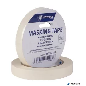 Festőszalag, 18 mm x 50 m, VICTORIA FACILITY, fehér