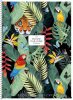 Spirálfüzet, A4+, kockás, 80 lap, SHKOLYARYK 'The tropic paradise', vegyes