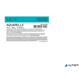   Rajzlap, akvarell, A4+, 10 lap, 300 g, SHKOLYARYK 'Aquarelle Muse'