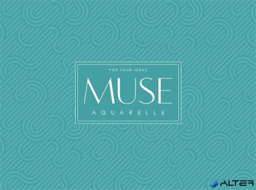 Vázlatfüzet, A5+, akvarell, 300 g, 15 lap, SHKOLYARYK "Aquarelle Muse"