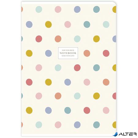 Füzet, tűzött, A4, vonalas, 40 lap, SHOLYARYK "Notebook", vegyes