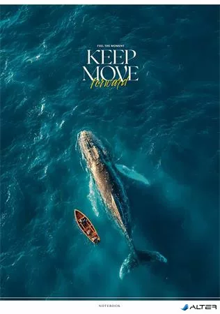 Füzet, tűzött, A4, kockás, 40 lap, SHKOLYARYK "Keep Move", vegyes