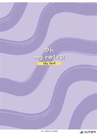 Füzet, tűzött, A5, kockás, 48 lap, SHKOLYARYK "Oh my notes", vegyes