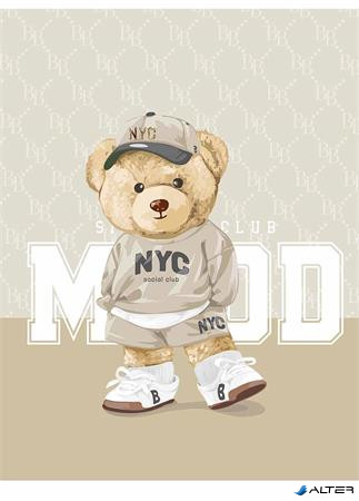 Füzet, tűzött, A5, vonalas, 48 lap, SHKOLYARYK 'Cute', vegyes