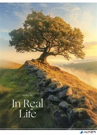 Füzet, tűzött, A5, kockás, 48 lap, SHKOLYARYK, "In real life", vegyes