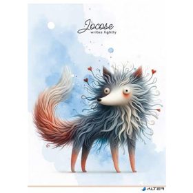   Füzet, tűzött, A5, kockás, 48 lap, SHKOLYARYK 'Writes lightly', vegyes