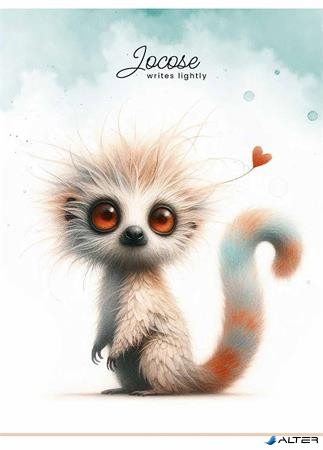 Füzet, tűzött, A5, vonalas, 48 lap, SHKOLYARYK 'Writes lightly', vegyes