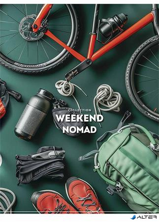 Füzet, tűzött, A5, vonalas, 48 lap, SHKOLYARYK 'Urban Venturer', vegyes