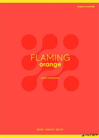 Füzet, tűzött, A5, kockás, 60 lap, SHKOLYARYK 'Neon', vegyes