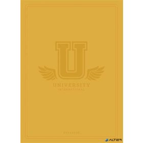   Füzet, tűzött, A5, kockás, 60 lap, SHKOLYARYK "University International", vegyes