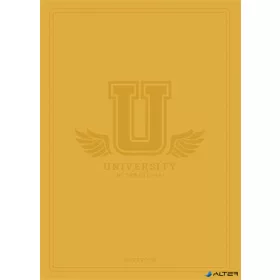   Füzet, tűzött, A5, kockás, 60 lap, SHKOLYARYK 'University International', vegyes