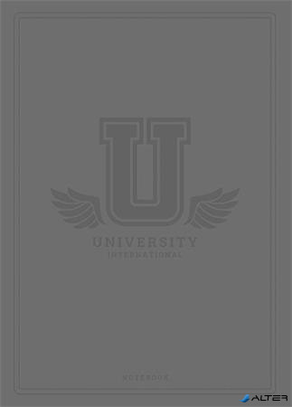Füzet, tűzött, A5, kockás, 60 lap, SHKOLYARYK "University International", vegyes