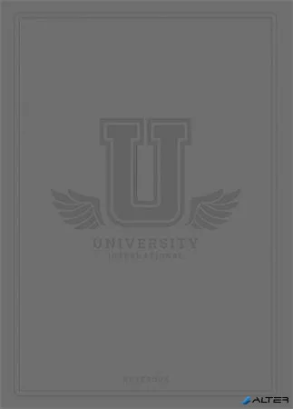 Füzet, tűzött, A5, kockás, 60 lap, SHKOLYARYK 'University International', vegyes