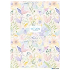   Füzet, tűzött, A4, kockás, 80 lap, SHKOLYARYK "Natural", vegyes