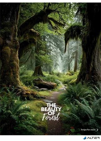 Füzet, tűzött, A5, kockás, 80 lap, SHKOLYARYK "The beauty of Mountain", vegyes