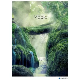   Füzet, tűzött, A4, vonalas, 80 lap, SHKOLYARYK "Colorful Magic", vegyes