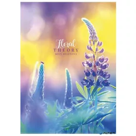   Füzet, tűzött, A4, kockás, 80 lap, SHKOLYARYK "Floral Teory", vegyes