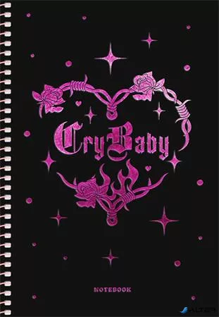 Spirálfüzet, A5, kockás, 80 lap, SHKOLYARYK "Notebook", vegyes