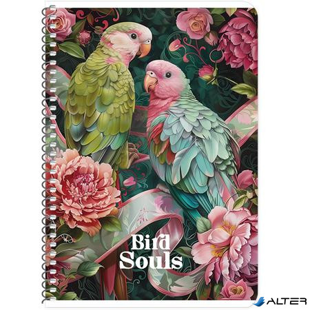 Spirálfüzet, A5, kockás, 80 lap, SHKOLYARYK, vegyes