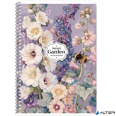 Spirálfüzet, A5, kockás, 80 lap, SHKOLYARYK, vegyes