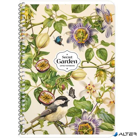 Spirálfüzet, A5, kockás, 80 lap, SHKOLYARYK, vegyes