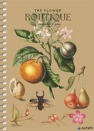 Spirálfüzet, A6, kockás, 80 lap, SHKOLYARYK "Spring Hope", vegyes