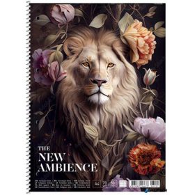   Spirálfüzet, A4+, vonalas, 80 lap, SHKOLYARYK 'The New Ambience', vegyes