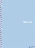Spirálfüzet, A6, kockás, 80 lap, PP borító, SHKOLYARYK "Genius Pastel", vegyes