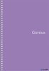 Spirálfüzet, A5, kockás, 80 lap, PP borító, SHKOLYARYK 'Genius', vegyes