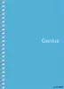 Spirálfüzet, A6, kockás, 80 lap, PP borító, SHKOLYARYK "Genius", vegyes