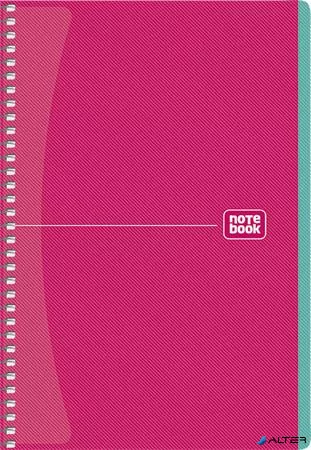 Spirálfüzet, A5, kockás, 80 lap, SHKOLYARYK "Notebook", vegyes