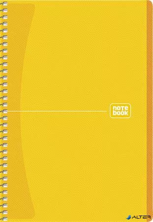 Spirálfüzet, A5, kockás, 80 lap, SHKOLYARYK "Notebook", vegyes