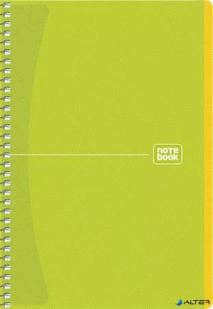 Spirálfüzet, A5, kockás, 80 lap, SHKOLYARYK "Notebook", vegyes