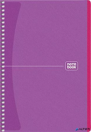 Spirálfüzet, A5, kockás, 80 lap, SHKOLYARYK "Notebook", vegyes