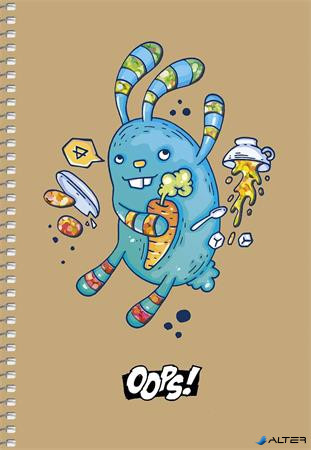 Spirálfüzet, A5, kockás, 96 lap, SHKOLYARYK "Student", vegyes