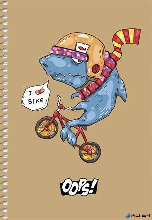 Spirálfüzet, A5, kockás, 96 lap, SHKOLYARYK "Student", vegyes