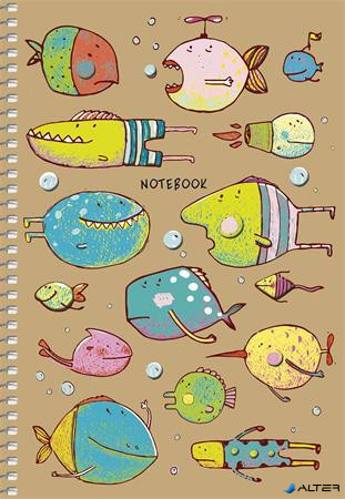 Spirálfüzet, A5, kockás, 96 lap, SHKOLYARYK "Student", vegyes