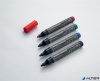 Táblamarker készlet, 2-3 mm, kúpos, SIGEL, 4 különböző szín