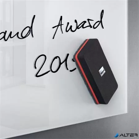 Mágneses táblatörlő üvegtáblához, 9x4,5x2,6 cm, SIGEL