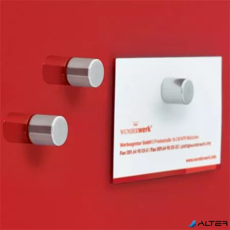 Extra erős, henger alakú mágnes, 10 db SIGEL 'SuperDym', ezüst