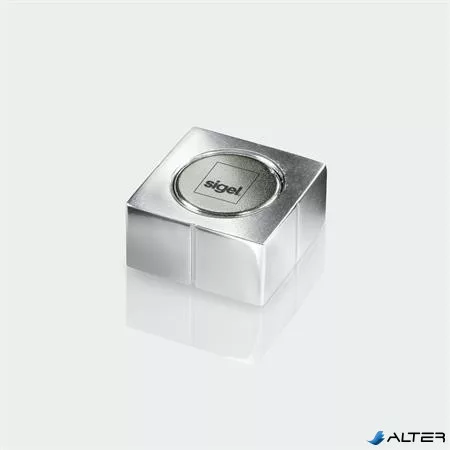 Extra erős kockamágnes, 4 db, SIGEL 'SuperDym', ezüst