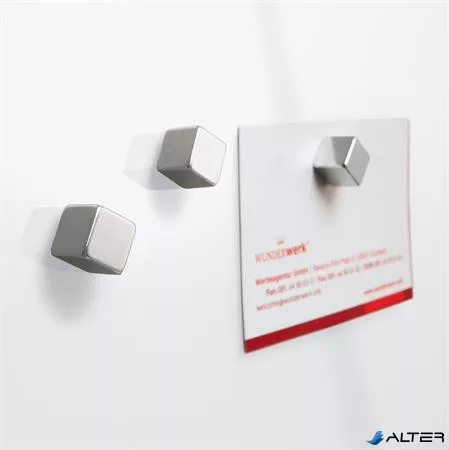 Mágneses üvegtábla, 48x48 cm, SIGEL "Artverum® ", fehér