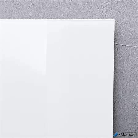 Mágneses üvegtábla, 48x48 cm, SIGEL "Artverum® ", fehér