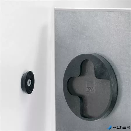 Mágneses üvegtábla, 48x48 cm, SIGEL "Artverum® ", fehér