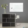 Mágneses üvegtábla, 100x65 cm, SIGEL "Artverum®  fehér
