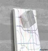 Mágneses üvegtábla,&nbsp; 46x91 cm, SIGEL "Artverum® ", beton mintázat