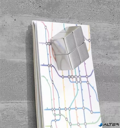 Mágneses üvegtábla,&nbsp; 46x91 cm, SIGEL "Artverum® ", beton mintázat