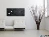 Mágneses üvegtábla, &nbsp;46x91 cm, SIGEL "Artverum® ", pala mintázat